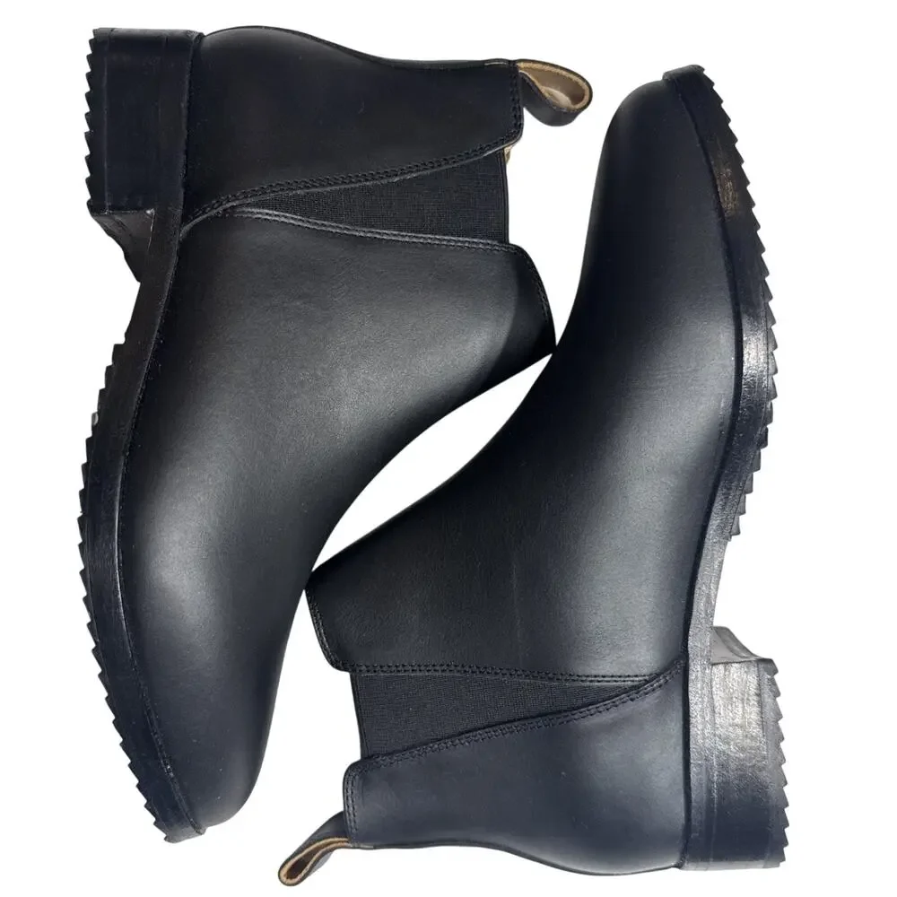 Nisolo‎ Eva Everyday Chelsea Boot Women’s Size 6.5 Black Slip-On Ankle Boot NIB